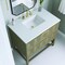 James Martin Vanities Emmeline 36in Single Vanity, Pebble Oak w/ 3 CM White Zeus Top D100-V36-PBO-3WZ - alternate 2